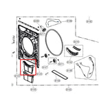 LG Dryer Filter Assembly Lint ADQ74514602
